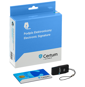 Certum Mini Kalisz, kwalifikowany podpis elektroniczny