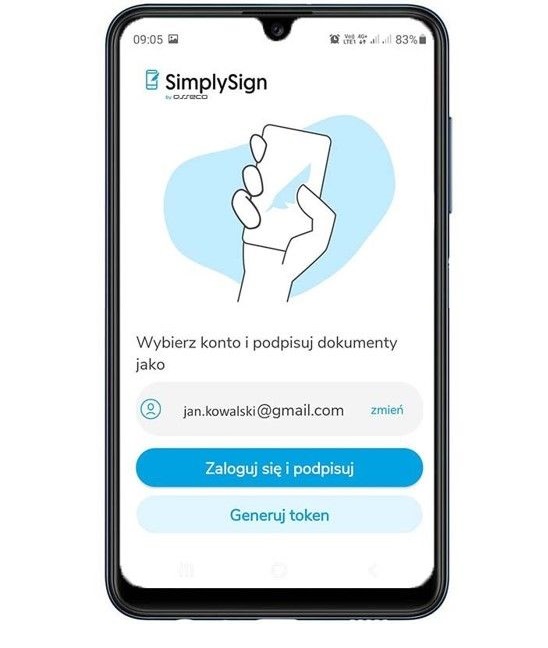 Certum SimplySign - mobilny podpis elektroniczny w chmurze