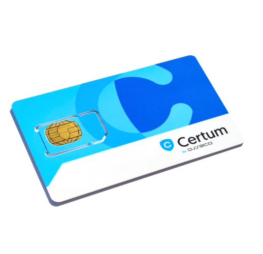 Pieczęć elektroniczna CERTUM - karta Mini